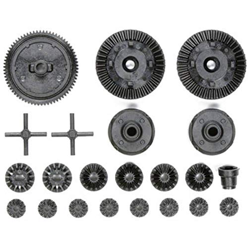 Tamiya 300051531 - TT-02 G-Teile Getriebe, Silber/Grau von Tamiya