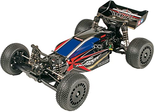 Tamiya 300058370 - Dark Impact Buggy DF03, ferngesteuertes 4 WD Offroad Fahrzeug, 1:10, Elektromotor, Bausatz von TAMIYA