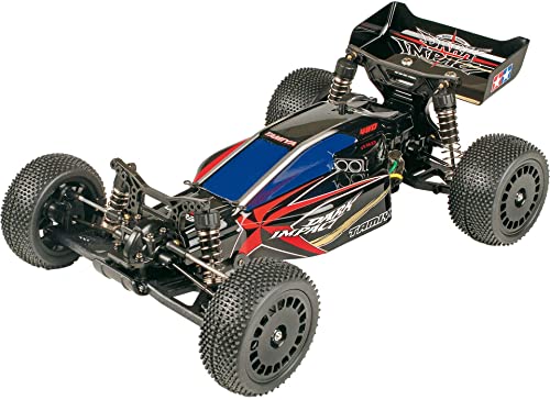 Tamiya 300058370 - Dark Impact Buggy DF03, ferngesteuertes 4 WD Offroad Fahrzeug, 1:10, Elektromotor, Bausatz von Tamiya