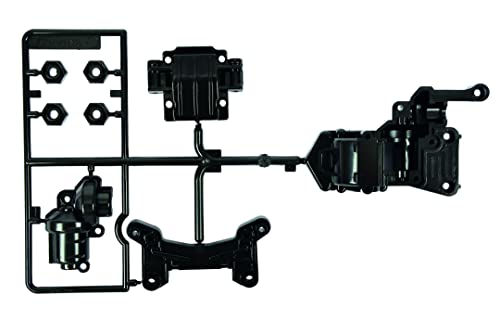 Tamiya 310005574 TA-02/01 ATeile Getriebegehäuse vorne - Zubehör für RC Modelle, Tuningteil; Ersatzteil, RC Modellbau, ferngesteuertes Fahrzeug, Schwarz von TAMIYA