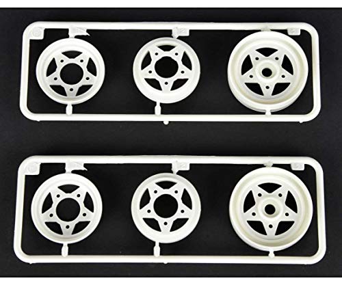 Tamiya 310555066 - Zubehör: F-Teile Felgen vorne, 58441/452, 3-teilig, 2 Stück Tamiya 310555066 - Zubehör: F-Teile Felgen vorne, 58441/452, 3-teilig, 2 Stück von Tamiya