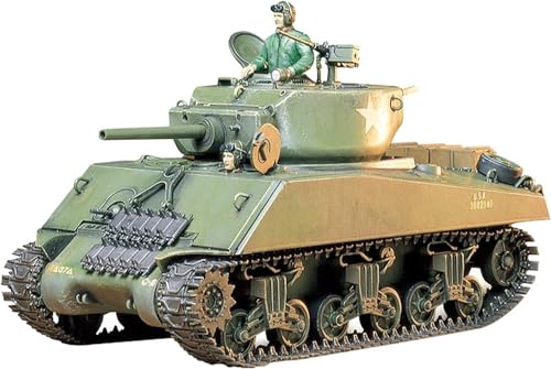 TAMIYA 35139 1:35 US Sherman M4A3E2 Jumbo - Model Kit,Kunststoff-Kit, Montageset, detaillierte Nachbildung, Tank-Kit von TAMIYA