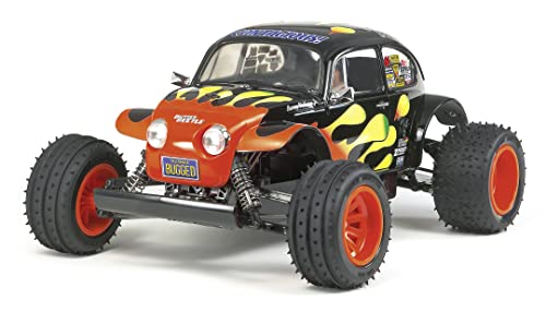 Tamiya 58502 1:10 Blitzer Beetle 2WD (2011) -ferngesteuertes Auto, RC Fahrzeug, Modellbau, Bausatz zum Zusammenbauen, Bausatzmodell Mehrfarbig, 394x294x 182 mm von Tamiya