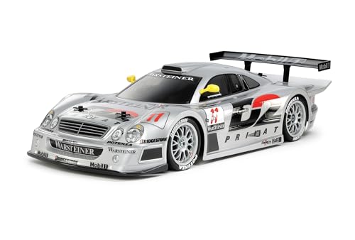 Tamiya 58731 1:10 RC MB CLK-GT-R 1997 TC-01 - ferngesteuertes Auto, Fahrzeug, Modellbau, Zusammenbauen, Hobby, RC Bausatz, unlackiert von Tamiya
