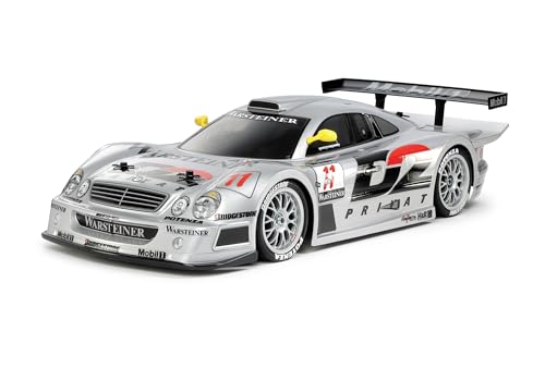 Tamiya 58731 1:10 RC MB CLK-GT-R 1997 TC-01 - ferngesteuertes Auto, Fahrzeug, Modellbau, Zusammenbauen, Hobby, RC Bausatz, unlackiert von TAMIYA