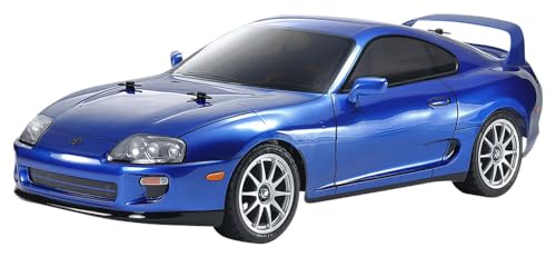 Tamiya 58733 1:10 RC Toyota Supra (JZA80) BT-01 2WD - ferngesteuertes Auto, RC Fahrzeug, Modellbau, Bausatz zum Zusammenbauen, Hobby, Basteln, RC Modellbau, Rot von Tamiya