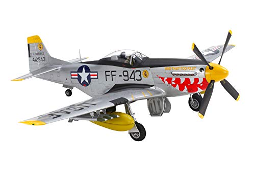 TAMIYA 60328 603281:32 N.A. F-51D Mustang Korea-originalgetreue Nachbildung, Plastik Bausatz, Basteln, Modellbausatz, Zusammenbauen, unlackiert, Mehrfarbig von TAMIYA