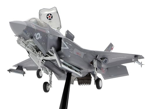 Tamiya 61125 1:48 US F-35B Lightning II - originalgetreue Nachbildung, Plastik Bausatz, Basteln, Modellbausatz, Zusammenbauen, unlackiert von Tamiya