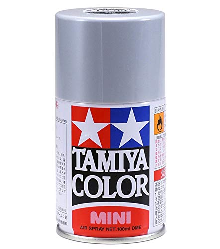 Unbekannt 85083-A00 85083 TS-83 Metallic Silber glänzend 100ml-Sprühfarbe für Plastikmodellbau, Bastelzubehör, Sprühfarbe für den Modellbau von TAMIYA