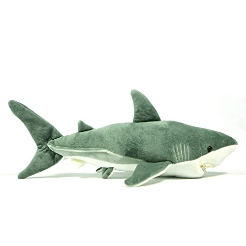 TAMMYFLYFLY The Great White Stuffed Animal Plush Sea Shark Plush Doll (32cm) von TAMMYFLYFLY