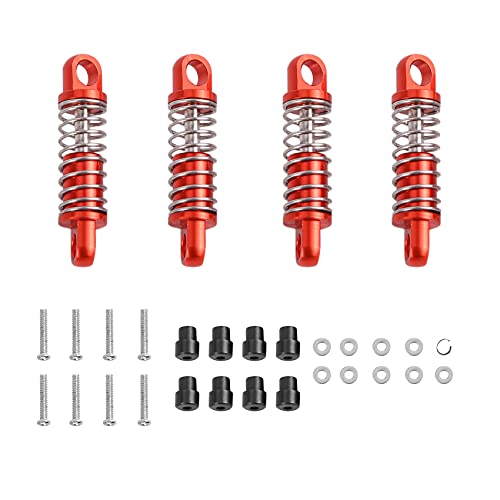 TAMOSH 4 StüCke Legierung StoßDäMpfer DäMpfer ÖL GefüLlt Typ für Rc Hobby Modellauto 1/28 K969 K989 P929 Drift, Rot TAMOSH 4 StüCke Legierung StoßDäMpfer DäMpfer ÖL GefüLlt Typ für Rc Hobby Modellauto 1/28 K969 K989 P929 Drift, Rot von TAMOSH