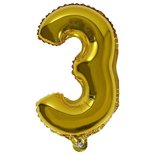 TAMOSH Mode 16 Silber Foliennummer Luftballons Geburtstag Gold 3 TAMOSH Mode 16 Silber Foliennummer Luftballons Geburtstag Gold 3 von TAMOSH