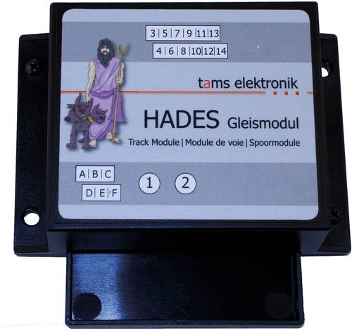 TAMS Elektronik 51-04158-01-C Gehäuse Zubehör für Hades - Gleismodul von TAMS Elektronik