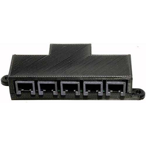 TAMS Elektronik XL-Verteiler RJ12 6-polig montiert 73-80496-01-C, Schwarz von TAMS Elektronik