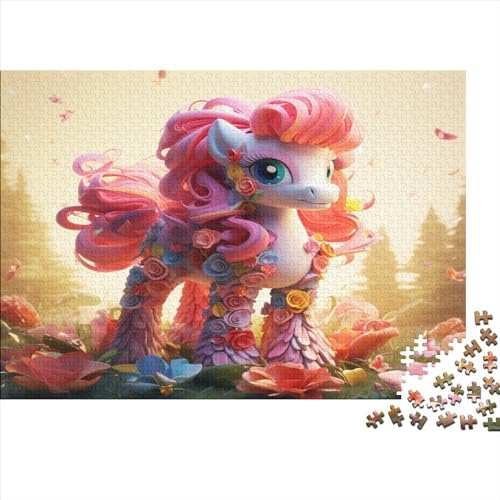 DIY Puzzles 500pcs (52x38cm) Für Erwachsene Unicorn Puzzles Für Erwachsene Puzzle-Lernspiele Cartoon von TANACC