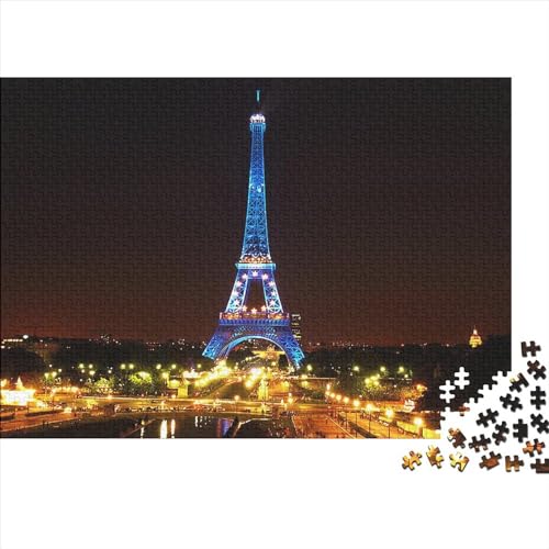 Puzzles 300pcs (40x28cm) Für Erwachsene Paris Eiffel Tower Puzzles Für Erwachsene Puzzle-Lernspiele Building von TANACC
