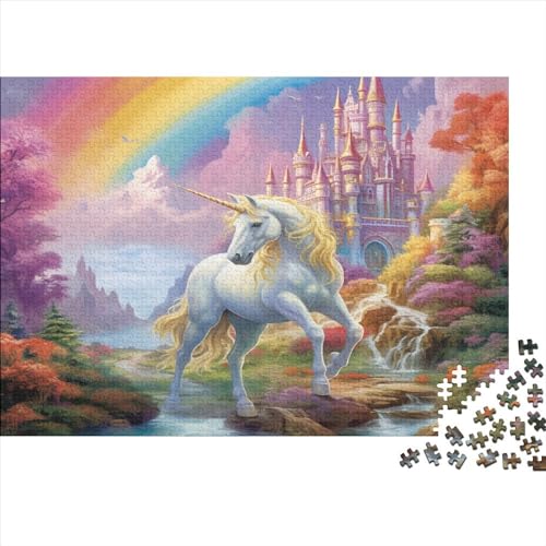 Unicorn Puzzles 500pcs (52x38cm) Für Erwachsene Cartoon Puzzle Lernspiele Heimdekorationspuzzle von TANACC