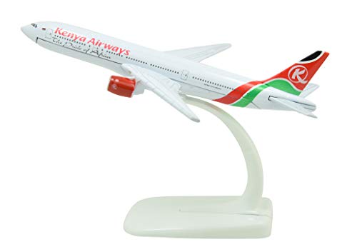 TANG DYNASTY (TM) 1:400 16 cm B777 Kenia Airlines Metall Flugzeug Modell Flugzeug Spielzeug Flugzeug Modell von TANG DYNASTY