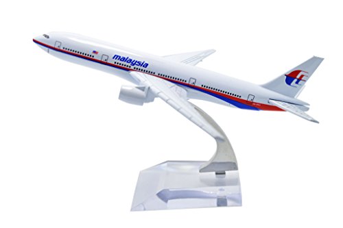 TANG DYNASTY B777 Malaysia Airlines Metall Flugzeug Modell, 1:400, 16cm, Sammlerstück ab 8 Jahren, Unisex, Erwachsene Sammler und Enthusiasten TANG DYNASTY B777 Malaysia Airlines Metall Flugzeug Modell, 1:400, 16cm, Sammlerstück ab 8 Jahren, Unisex, Erwachsene Sammler und Enthusiasten von TANG DYNASTY