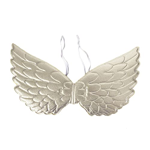 TANGPINGMAO Halloween Engel Kostüm für Kinder Cosplay mit 2 Schultergurten Leichte Requisiten Rollenspiele Performance -Kostümzubehör 17.32x9.06 Zoll Silber TANGPINGMAO Halloween Engel Kostüm für Kinder Cosplay mit 2 Schultergurten Leichte Requisiten Rollenspiele Performance -Kostümzubehör 17.32x9.06 Zoll Silber von TANGPINGMAO
