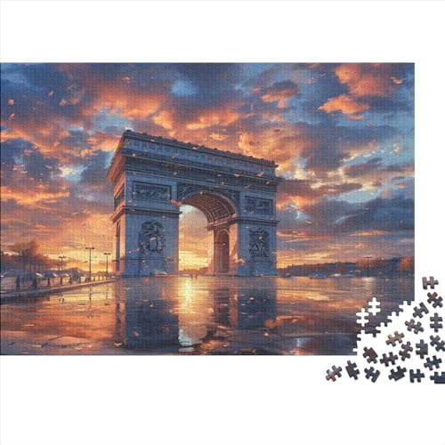 Arc De Triomphe Puzzles 500 Pieces Adult Puzzles for Adults Educational Game Challenge Toy 500 Pieces Puzzles for Adults 500pcs (52x38cm) von TANLINGFL