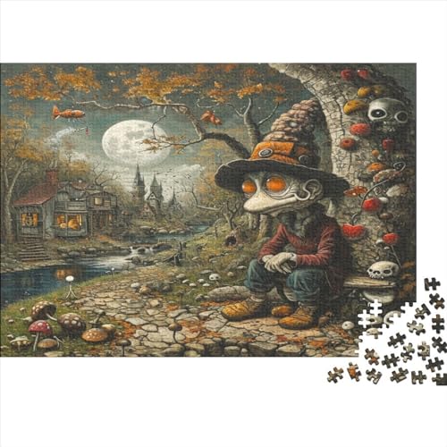 Echsenmann Jigsaw Puzzle for Adults 500 Piece Puzzles for Teenagers Jigsaw Puzzle Family Challenging Games Entertainment Toys Gifts Home Decor 500pcs (52x38cm) von TANLINGFL