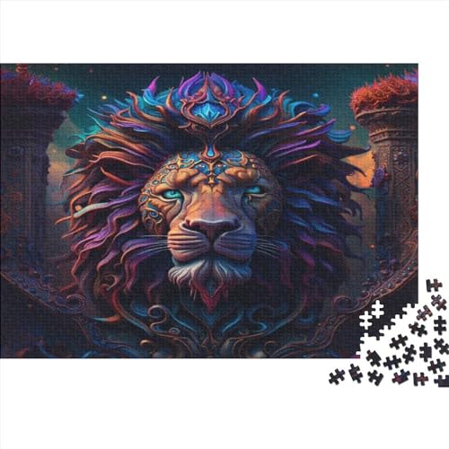 Löwe Puzzles 1000 Pieces Adult Puzzles for Adults Educational Game Challenge Toy 1000 Pieces Puzzles for Adults 1000pcs (75x50cm) von TANLINGFL