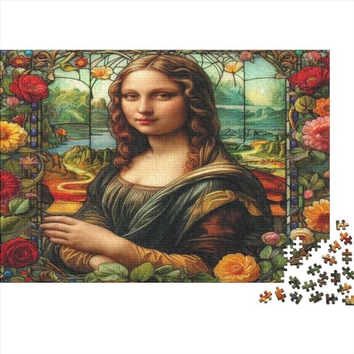 Malerei Jigsaw Puzzles for Adults Kids 1000 Pieces, Large Puzzle Family Game Adult Decompression Child Education Gift for DIY Intellective Educational Game, Gift 1000pcs (75x50cm) von TANLINGFL