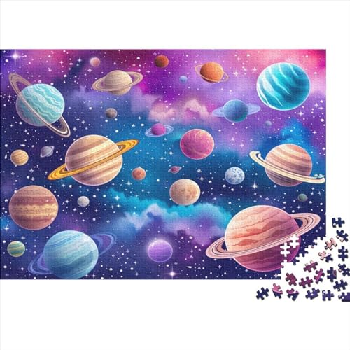 Planet Puzzle 1000 Pieces Adult Puzzles for Adults Educational Game Challenge Toy 1000 Piece Puzzles for Adults Teenager 1000pcs (75x50cm) von TANLINGFL