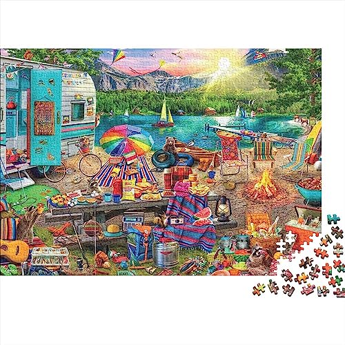 Strandladen Puzzle 1000 Pieces for Adults Puzzles Atmospheric Teenagers Family Challenging Games Entertainment Toy Gifts 1000pcs (75x50cm) von TANLINGFL