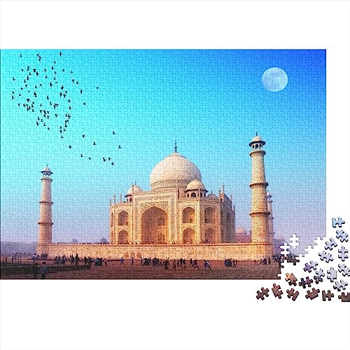 Taj Mahal Wooden Puzzles, 500 Pieces of Adult Jigsaw Puzzles, Underwater World Challenge Puzzles, Difficult Fish and Animal Puzzles 500pcs (52x38cm) von TANLINGFL