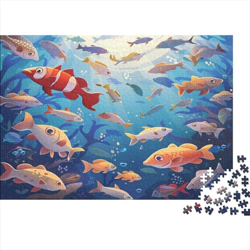 Wasserlebewesen 300 Piece Jigsaw Puzzles, Jigsaw Puzzles for Adults Teenagers Jigsaw Puzzle 300pcs (40x28cm) von TANLINGFL