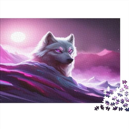 Wolf Jigsaw Puzzle for Adults 1000 Piece Puzzles for Teenagers Jigsaw Puzzle Family Challenging Games Entertainment Toys Gifts Home Decor 1000pcs (75x50cm) von TANLINGFL