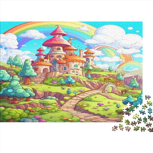 Wunderland Puzzle, 1000 Pieces, Puzzle for Adults, Impossible Puzzle, Colourful Puzzle Game, Skill Game for The Whole Family 1000pcs (75x50cm) von TANLINGFL