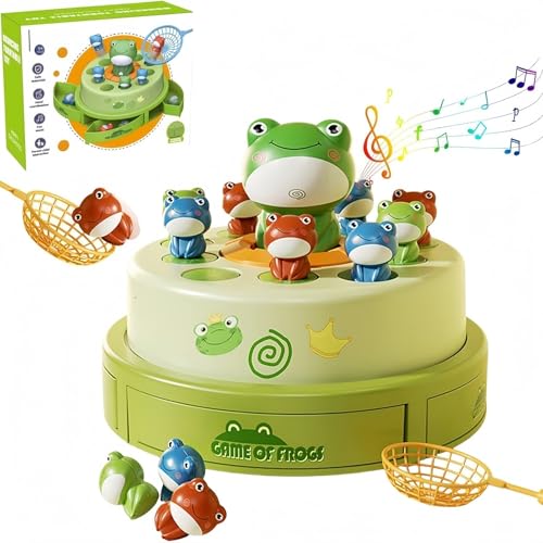 Froschspiel, Spiel ab 3 4 5 6 Jahre, Kinderspielzeug Musik Rotieren Brettspiele ab 3 Jahre, Motorikspielzeug Familienspiel für Junge Mädchen Froschspiel, Spiel ab 3 4 5 6 Jahre, Kinderspielzeug Musik Rotieren Brettspiele ab 3 Jahre, Motorikspielzeug Familienspiel für Junge Mädchen von TANSAR