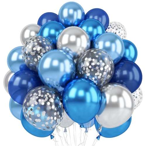 Blau Silber Luftballons Set Blau Silber Luftballons Set von TAOYE