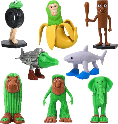 6 x italienische Brainrot-Figuren, Tralalala-Figuren, Spielzeug mit Tralalero Tralala, Tung Tung Sahur, Brr Brr Patapim, Brainrot Meme Hai, Sammeltierfigur, Puppe, Geschenke für Fans 6 x italienische Brainrot-Figuren, Tralalala-Figuren, Spielzeug mit Tralalero Tralala, Tung Tung Sahur, Brr Brr Patapim, Brainrot Meme Hai, Sammeltierfigur, Puppe, Geschenke für Fans von TAOYIO