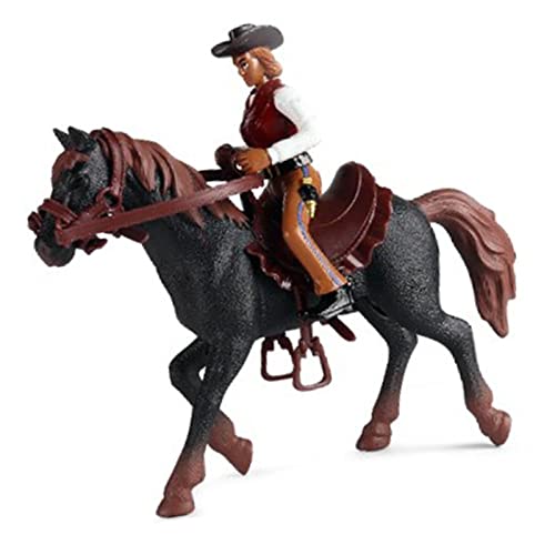 Big Country Toys, Pferdespielzeug Plastik, Plastikzement Cowboy -Pferdespielzeug mit Beweglichen Gelenken, das Spielzeug Bietet Bemerkenswerte Vielseitigkeits Vielseitigkeit Cowboy -Spielzeug für , von TARSHYRY