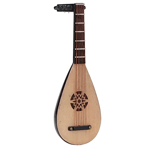 TARSHYRY Lute Modell Miniatur Chinesische Gitarre Ornament Display für Puppenhaus von TARSHYRY