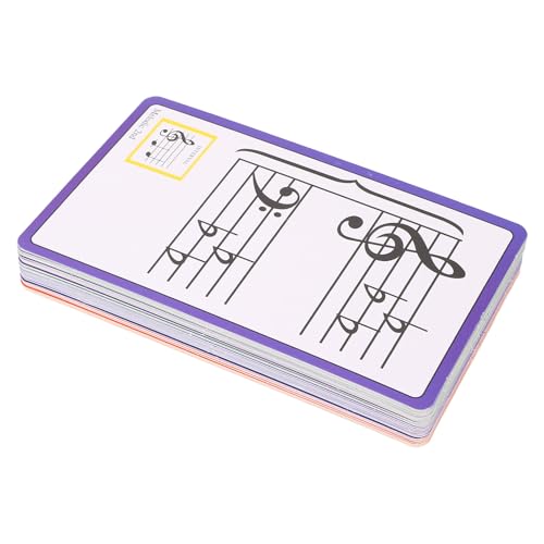 Musik Flash -Karten Farbenfrohe Doppelseitige Klaviernotenkarten Lernen Musik Novices Erwachsene Kunstpapier Musik Flash -Karten Farbenfrohe Doppelseitige Klaviernotenkarten Lernen Musik Novices Erwachsene Kunstpapier von TARSHYRY