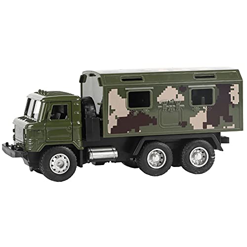 TARSHYRY 1:43 Militärisches Transportfahrzeugmodell des Militärischen Stils Im Skala, das Spielzeug für die Sammelschule, die Simulierte LKW -Figur für die Dekoration zu Hause, die Geschenkidee für von TARSHYRY