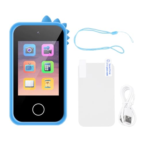 TARSHYRY 1080p 48MP Digitalkamera Kleine Tragbare Vlogging-Kamera Dinosaurierspielzeug für Mädchen 3-12 Jahre Alte Geburtstagsgeschenk (Blue) von TARSHYRY