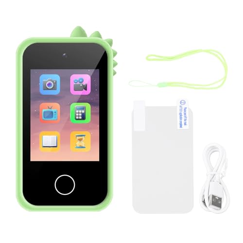 TARSHYRY 1080p 48MP Digitalkamera Kleine Tragbare Vlogging-Kamera Dinosaurierspielzeug für Mädchen 3-12 Jahre Alte Geburtstagsgeschenk (Green) von TARSHYRY