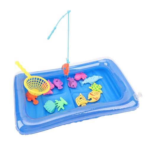 TARSHYRY Aufblasbares Angelspiel Spielzeug Interaktiver Teichspielzeug für Im Innenpool Im Innenpool Kleinkind Bildungsfischereispiel TARSHYRY Aufblasbares Angelspiel Spielzeug Interaktiver Teichspielzeug für Im Innenpool Im Innenpool Kleinkind Bildungsfischereispiel von TARSHYRY