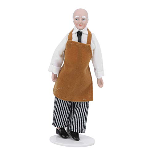 TARSHYRY Dollhouse Menschen, Puppenhaus Miniatur Porzellan Puppenmodus Doll Haus Puppenhaus Menschen Zahlen Keramik Puppen Menschen Miniaturporzellanpuppenmodell (Geschäft) von TARSHYRY