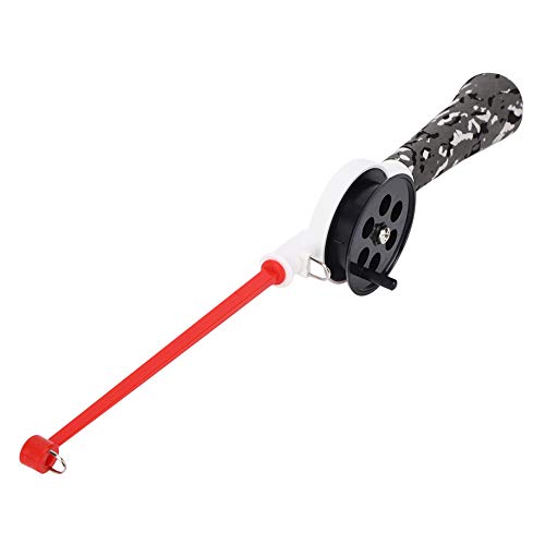 TARSHYRY EIS Angelrute, Zusammenklappbare Angelrute 34 cm Tragbare Integrierte Im Freien Wintereisfischereisen mit Rollenzubehör Taschenfischereisen für Forellen Walleye und Barsch TARSHYRY EIS Angelrute, Zusammenklappbare Angelrute 34 cm Tragbare Integrierte Im Freien Wintereisfischereisen mit Rollenzubehör Taschenfischereisen für Forellen Walleye und Barsch von TARSHYRY