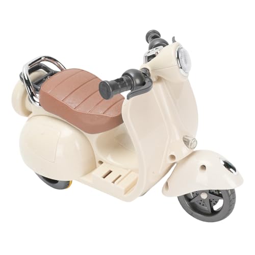 TARSHYRY Elektrischer Puppenrücker mit Musiklichtern für Puppen Minifahrzeuge Spielzeugdesktop -Orament (Beige) von TARSHYRY