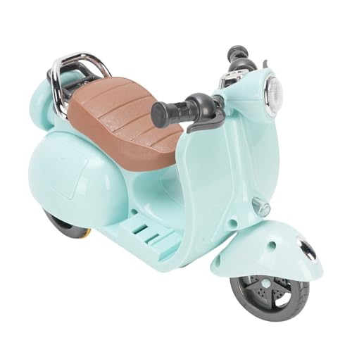 TARSHYRY Elektrischer Puppenrücker mit Musiklichtern für Puppen Minifahrzeuge Spielzeugdesktop -Orament (Blue) von TARSHYRY