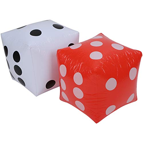 TARSHYRY Fuzzy -Würfel, Aufblasbare Würfel Im Freien Gaming - Ballon PVC PVC Aufblasbare Ballon Würfelballons für Outdoor Spiel von TARSHYRY