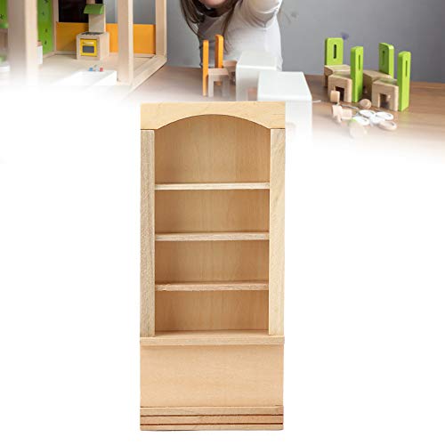 TARSHYRY Holzbuchregalschrank für 1:12 Puppenhaus, Miniaturmöbel -Accessoire für Puppenhaus -DIY Dekoration (Bücherregal) von TARSHYRY